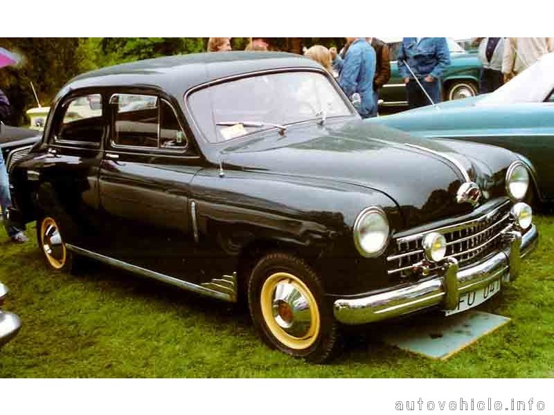 Oldtimer, Automobil Fiat 1400 1951 Farb-Plakat 