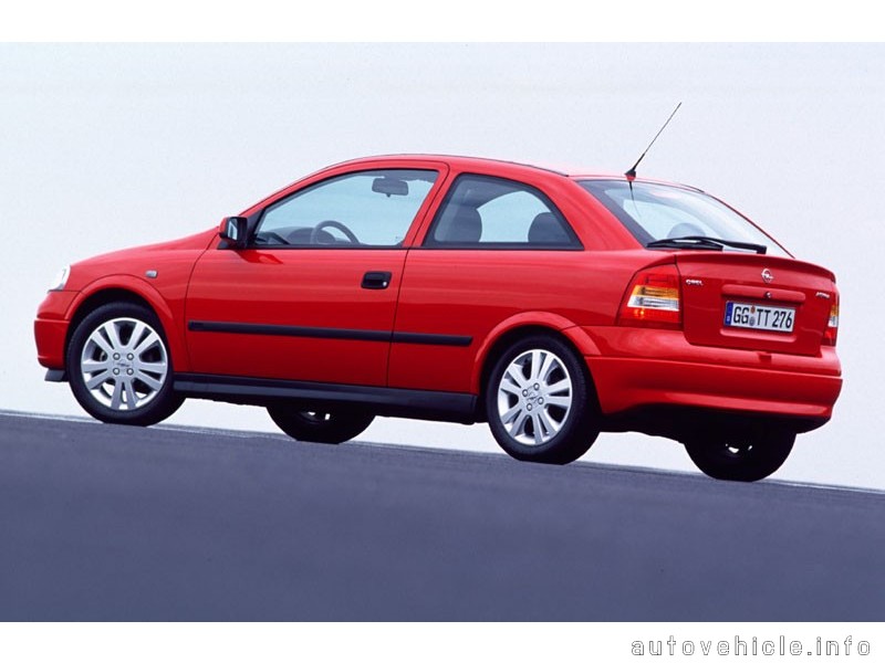  Opel Astra (1998 - 2004), Opel Astra (1998 - 2004) Modelos, Opel Astra